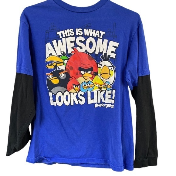 Child's This Is What Awesome Looks Like Angry Birds Tee-Shirt - Picture 1 of 15
